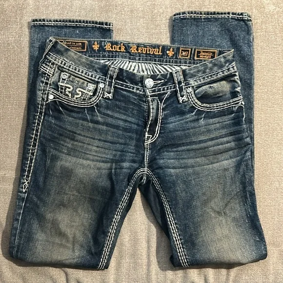 Women’s Rock Revival Straight Leg Jeans size 29 - Picture 5 of 9